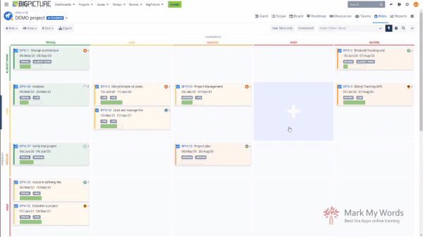 Risk Management in Jira using BigPicture » Genius Gecko